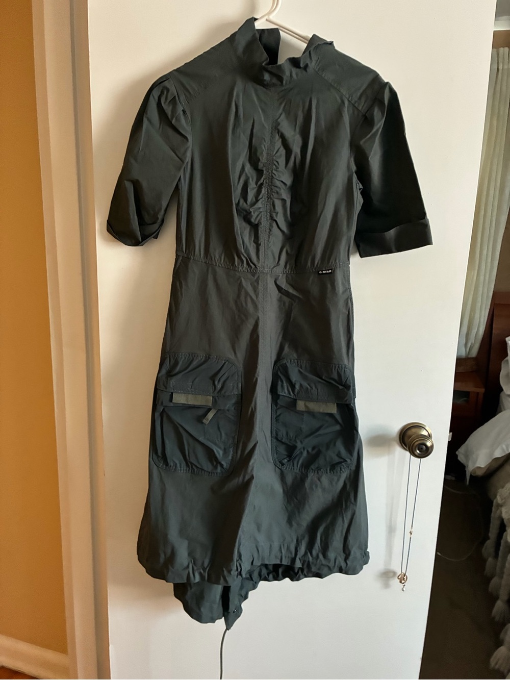 G-Star Raw Dark Gray Utility Dress